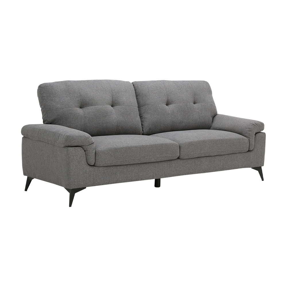 45423 LAMONA FABRIC SOFA 3/S DGY