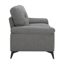 45423 LAMONA FABRIC SOFA 3/S DGY