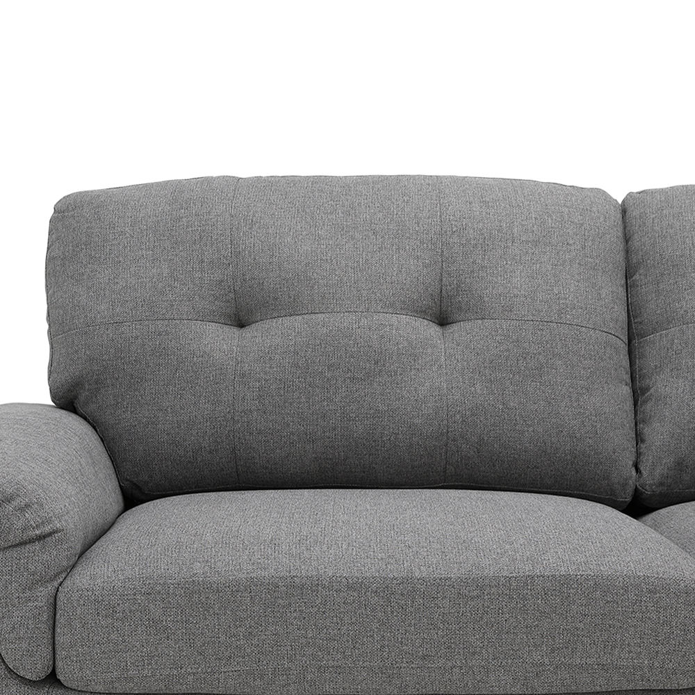 45423 LAMONA FABRIC SOFA 3/S DGY