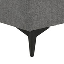 45424 LAMONA FABRIC SOFA 1/S DGY   