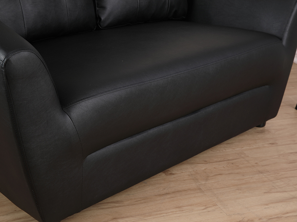 40270 H-MAX PVC 2/S SOFA BK       