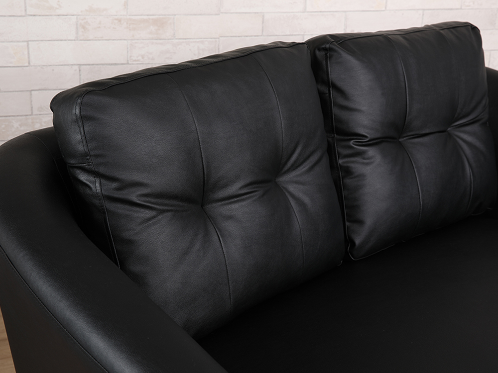 40270 H-MAX PVC 2/S SOFA BK       