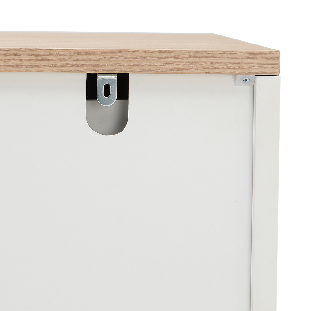 45426 MINIMAL CHEST OF 6 DRAWERS 120 CM. WT/LW	 