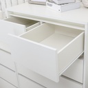 66520 MOLLY/P CHEST 6 DRAWERS WT