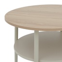 45444 LUNIE ROUND COFFEE TABLE 60 CM. BE/NT   