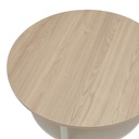 45444 LUNIE ROUND COFFEE TABLE 60 CM. BE/NT   