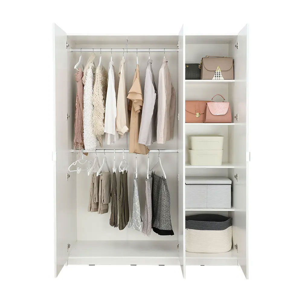 66524 VASIM 3 DOOR WARDROBE WT