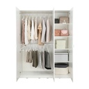 66524 VASIM 3 DOOR WARDROBE WT