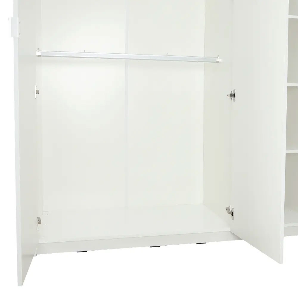 66524 VASIM 3 DOOR WARDROBE WT