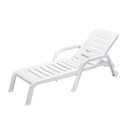 11062 PLASTIC SUN BED CASABLANCA 1255 WHITE SCAB