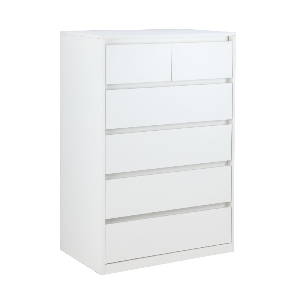 66520 MOLLY/P CHEST 6 DRAWERS WT