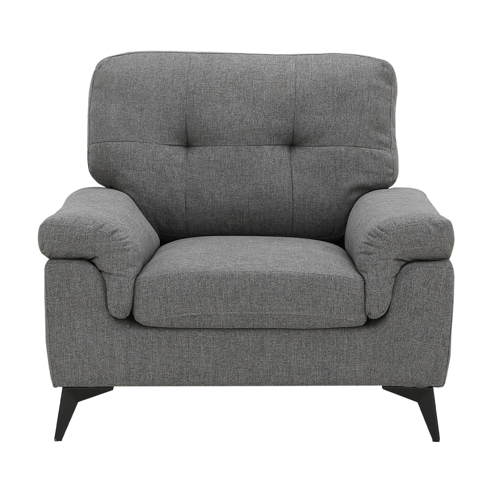 45424 LAMONA FABRIC SOFA 1/S DGY   