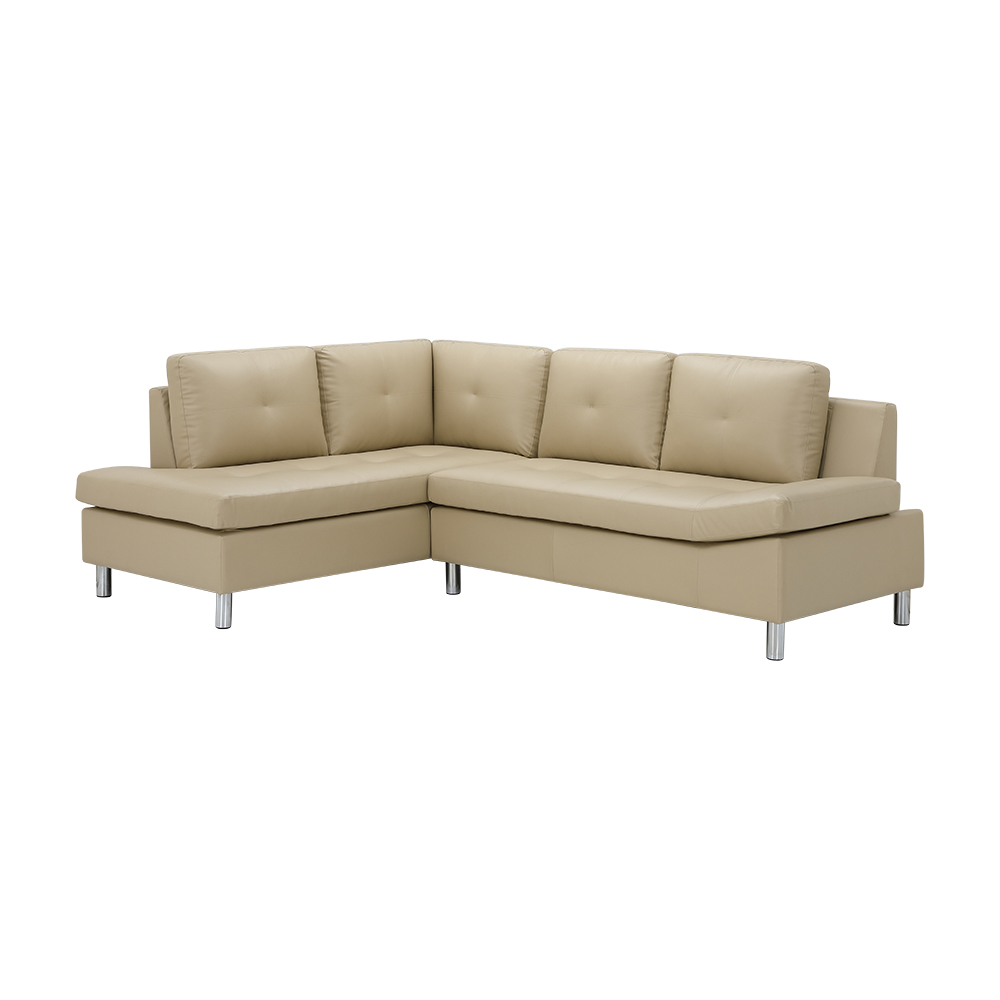45427 OVIRA/L  PVC CORNER SOFA/R CR            