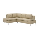 45427 OVIRA/L  PVC CORNER SOFA/R CR            