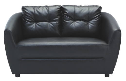 40270 H-MAX PVC 2/S SOFA BK       