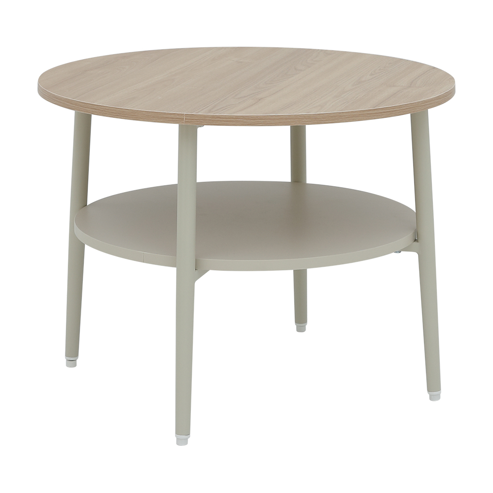 45444 LUNIE ROUND COFFEE TABLE 60 CM. BE/NT   