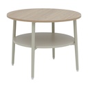 45444 LUNIE ROUND COFFEE TABLE 60 CM. BE/NT   