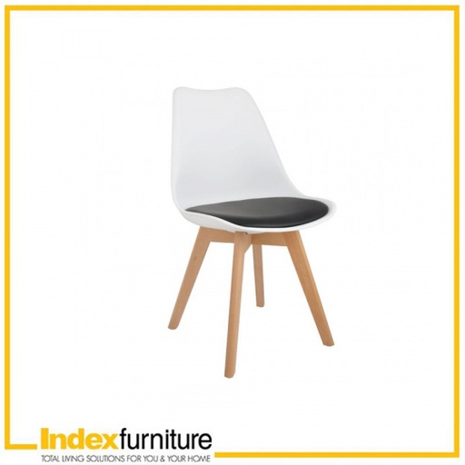 [51578] 51578 KIEL PLASTIC CHAIR WT/NT