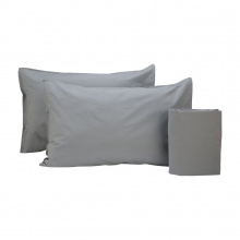 VALERIE QUEEN FITTED SHEET 3 PIECES/SET - GREY