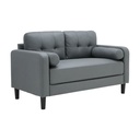 66540 RAFFY FABRIC SOFA 2/S GY