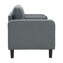 66540 RAFFY FABRIC SOFA 2/S GY