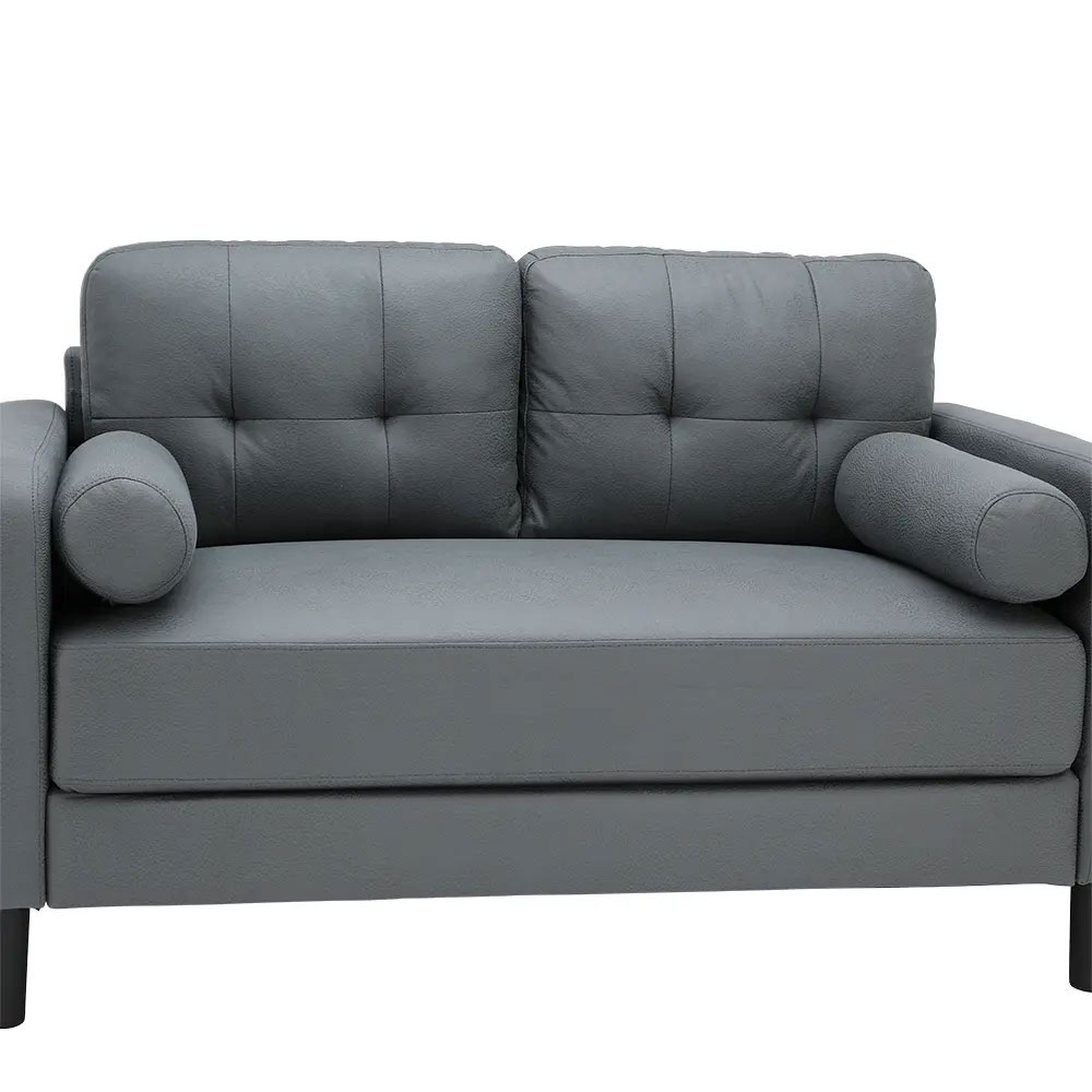 66540 RAFFY FABRIC SOFA 2/S GY