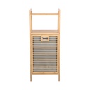 61114 ELVIDA STORAGE SHELF+HAMPER NT          