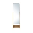 66544 MURPHY STANDING MIRROR WITH SHELF NT 