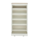 66547 PEZZO/N SHOE CABINET 2DR 60CM WT/LO15       
