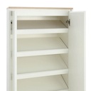 66547 PEZZO/N SHOE CABINET 2DR 60CM WT/LO15       