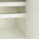 66547 PEZZO/N SHOE CABINET 2DR 60CM WT/LO15       