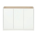 66548 TOMS SHOE CABINET 3DR. 120CM WT/LO15
