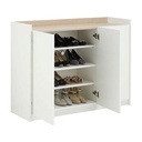 66548 TOMS SHOE CABINET 3DR. 120CM WT/LO15