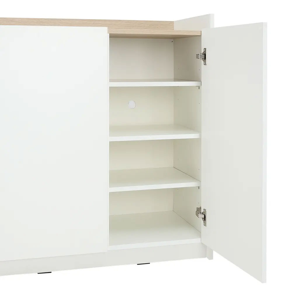 66548 TOMS SHOE CABINET 3DR. 120CM WT/LO15