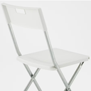 19149 WHITE FOLDING CHAIR 60217799