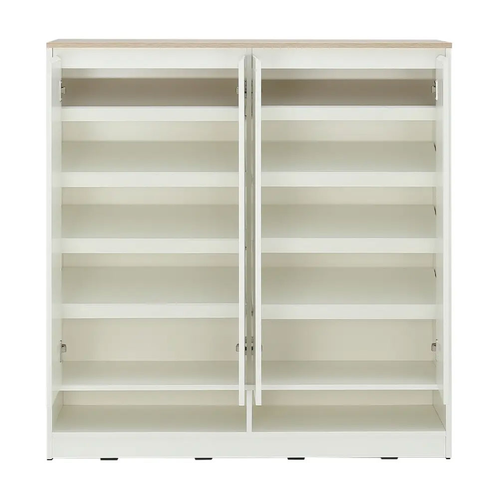66549 PEZZO/N SHOE CABINET4DR. 116CM WT/LO15      