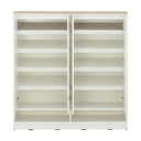 66549 PEZZO/N SHOE CABINET4DR. 116CM WT/LO15      