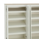 66549 PEZZO/N SHOE CABINET4DR. 116CM WT/LO15      