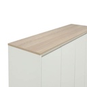 66549 PEZZO/N SHOE CABINET4DR. 116CM WT/LO15      