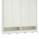66549 PEZZO/N SHOE CABINET4DR. 116CM WT/LO15      