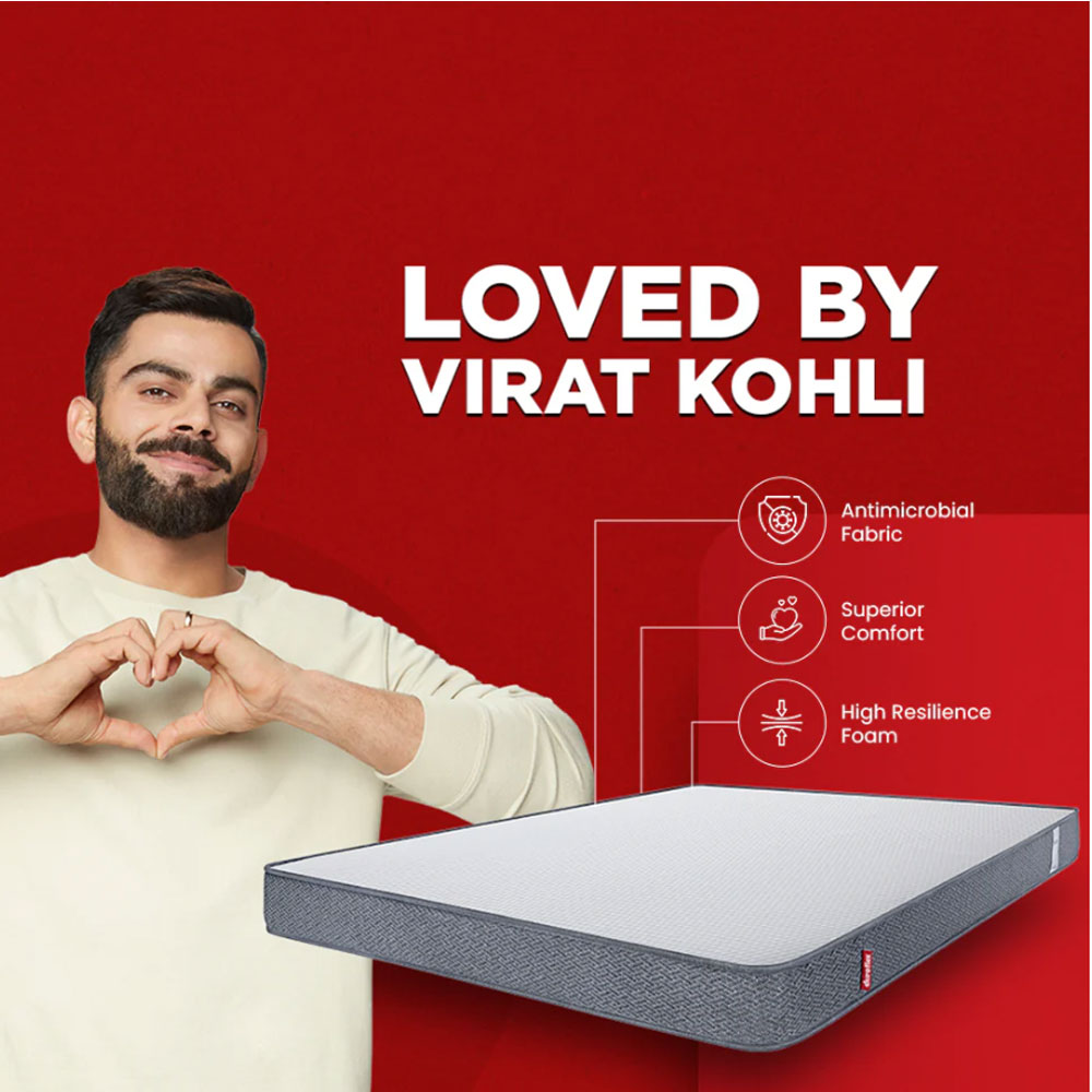 61230 DUROFLEX MATTRESS LIVEIN 2 IN 1 DUAL SIDED 75"X48"X6" 