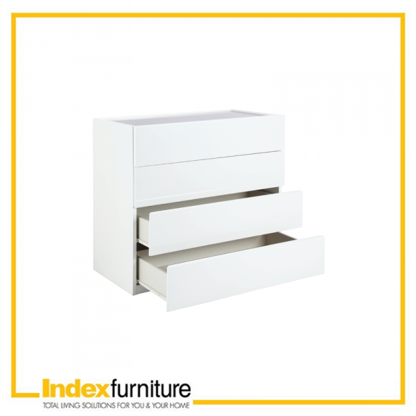 41331 BLANC-P4 DRAWER 90CM WT #01