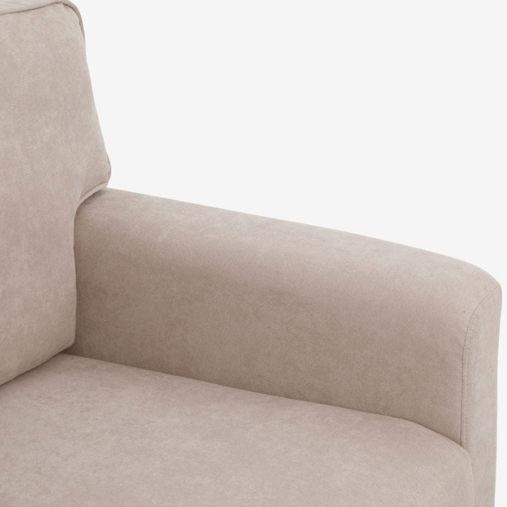 17712 DUROFLEX SOFA UTOPIA 3SEATER BEIGE