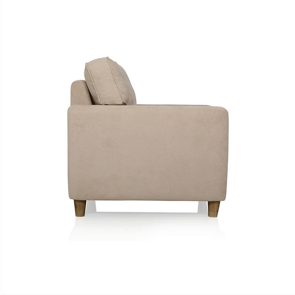 63660 DUROFLEX SOFA UTOPIA BEIGE FABRIC 1SEATER   