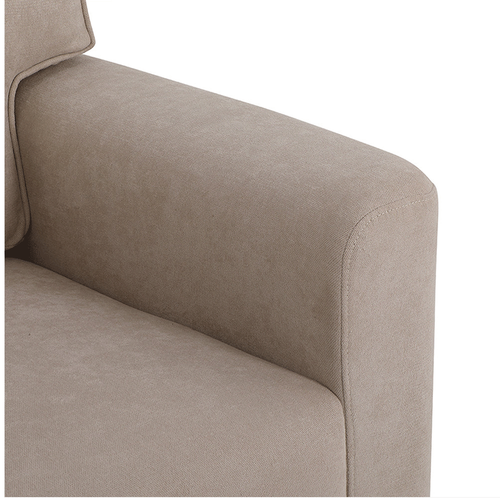 63660 DUROFLEX SOFA UTOPIA BEIGE FABRIC 1SEATER   