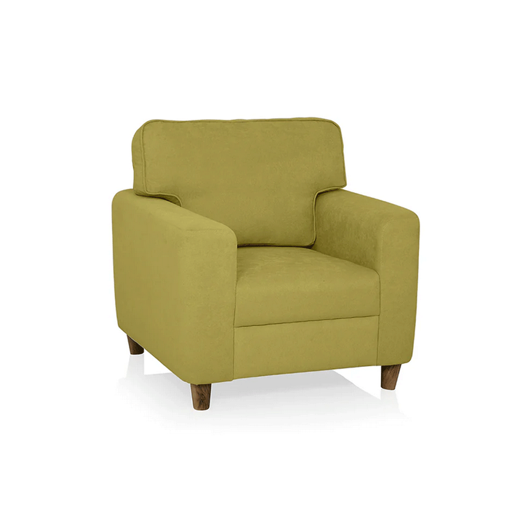 63661 DUROFLEX SOFA UTOPIA GREEN FABRIC 1 SEATER 
