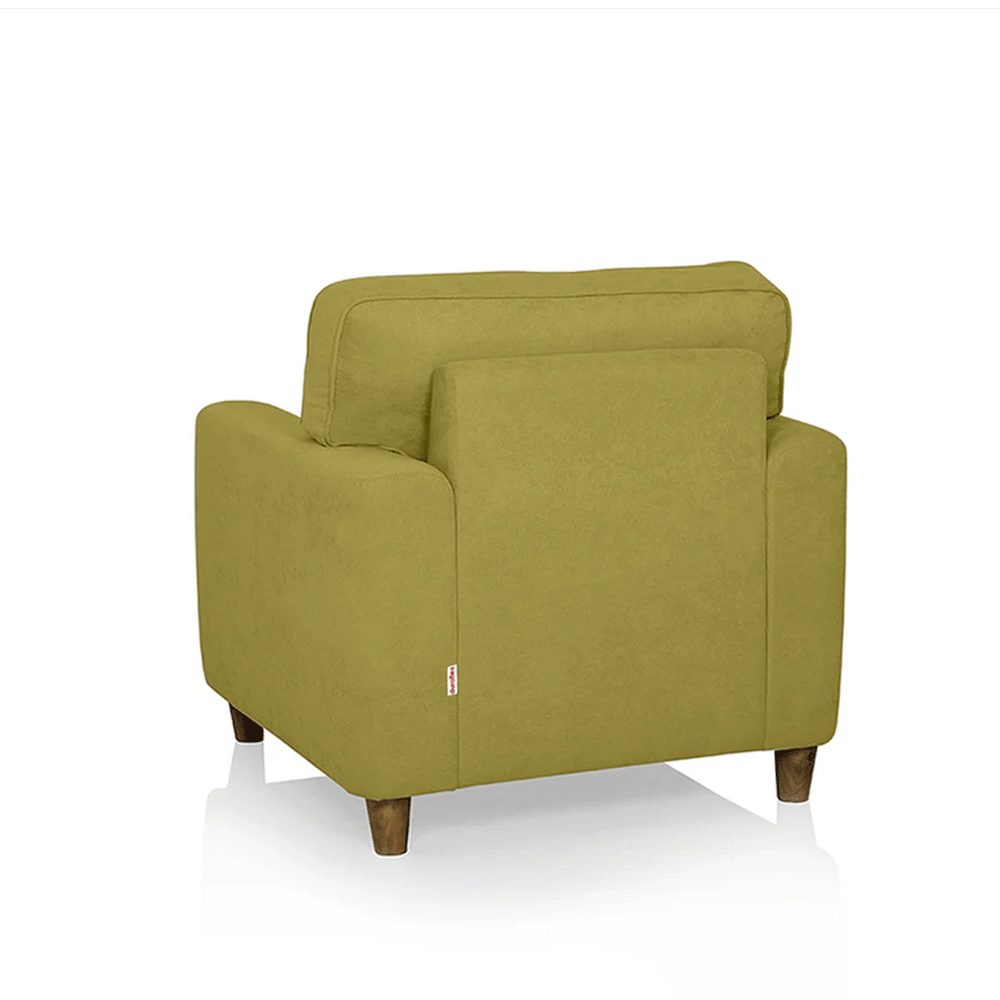 63661 DUROFLEX SOFA UTOPIA GREEN FABRIC 1 SEATER 