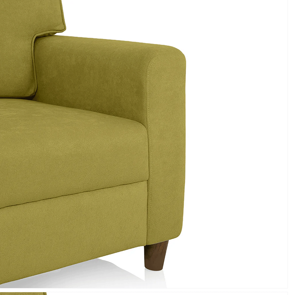 63661 DUROFLEX SOFA UTOPIA GREEN FABRIC 1 SEATER 