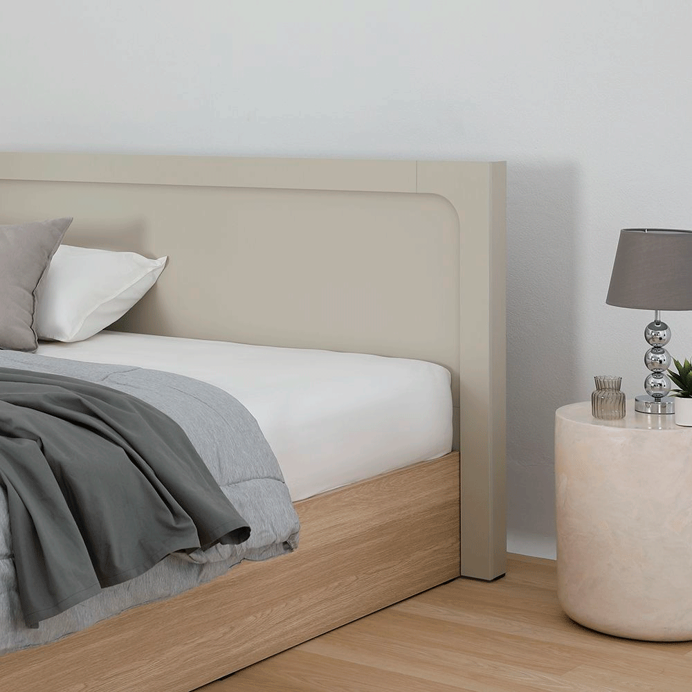 66566 MELBOURNE BED 5 FT. SS/LO15 PB WITH FOIL FINISHED 