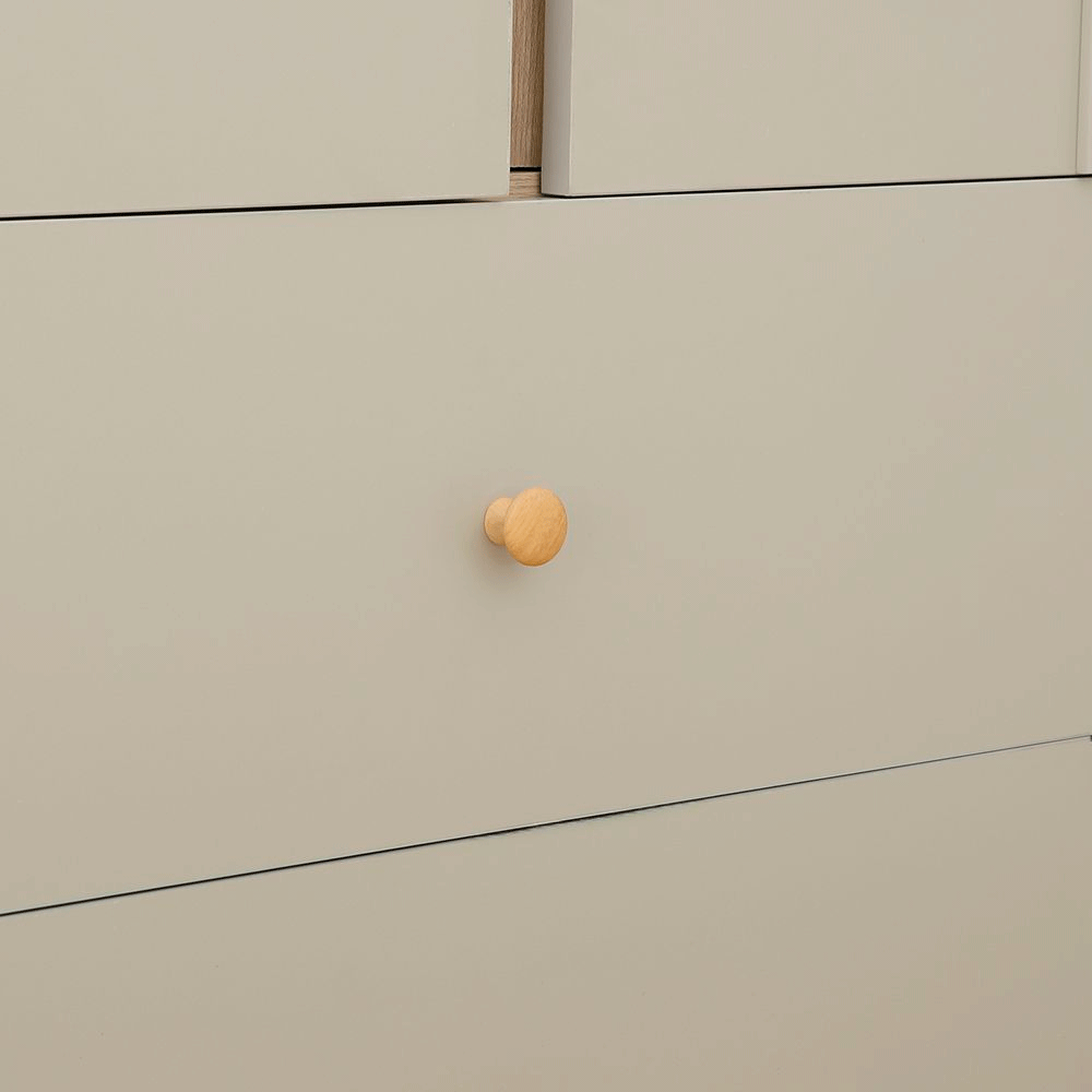 66567 MELBOURNE 4 DR WARDROBE SS/LO15 PB WITH FOIL FINISHED 